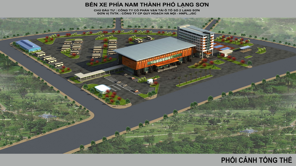 Bến xe phía Nam thành phố Lạng Sơn_Dự án xây dựng và khai thác
