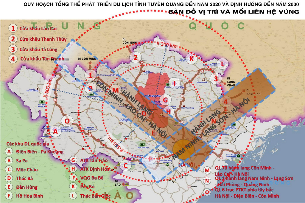 Du lịch tỉnh Tuyên Quang_Quy hoạch tổng thể phát triển