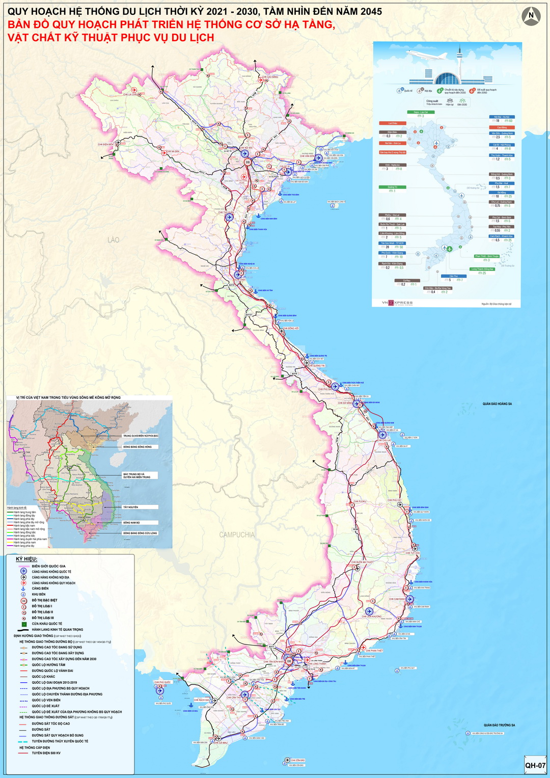 Quy hoạch hệ thống du lịch thời kỳ 2021 – 2030, tầm nhìn đến năm 2045