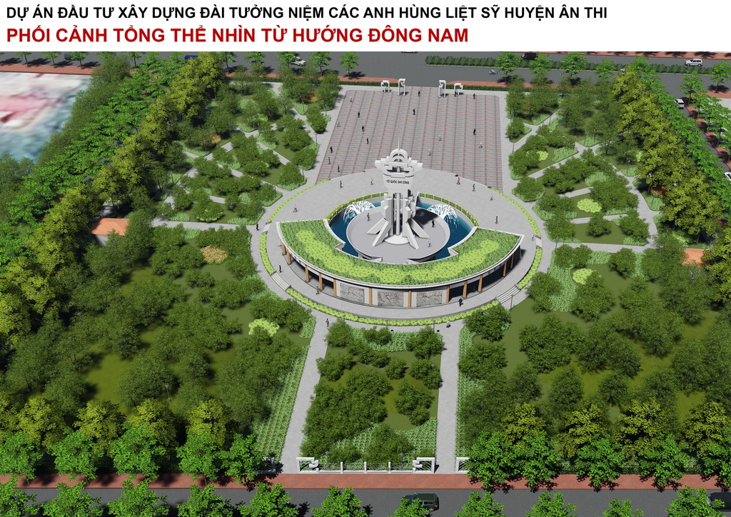 Đài tưởng niệm các AHLS huyện Ân Thi_Dự án đầu tư xây dựng
