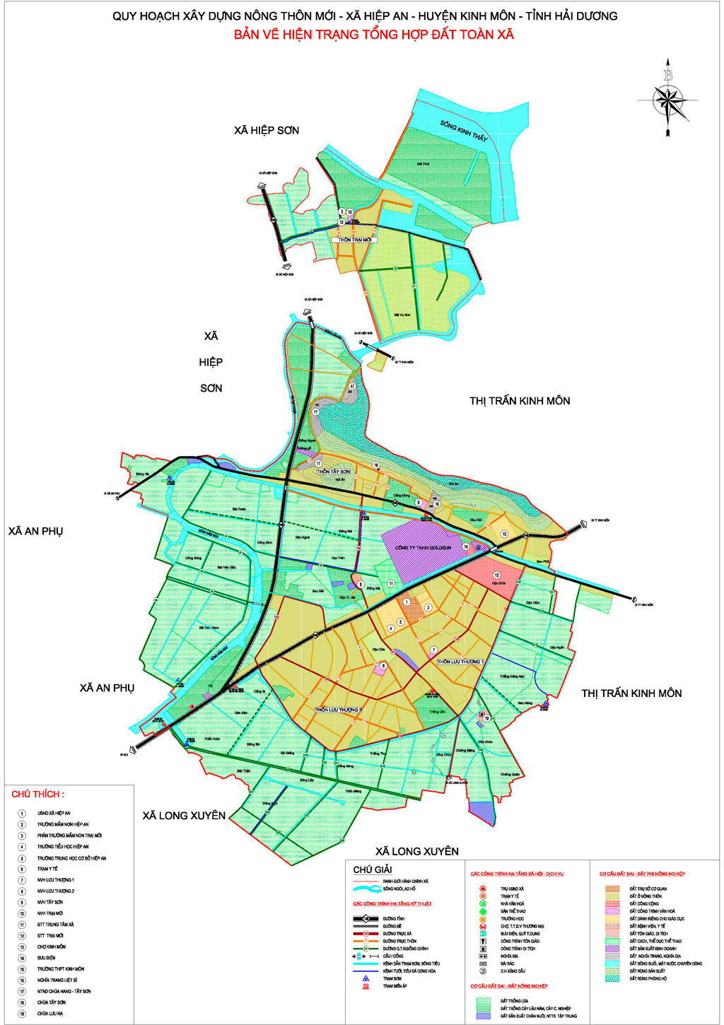 Planning new rural construction in Hiep An - Kinh Mon District - Hai Duong Province