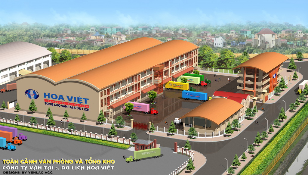Công ty Vận tải và Du lịch Hoa Việt_Dự án thiết kế Kho Trung chuyển hàng hóa