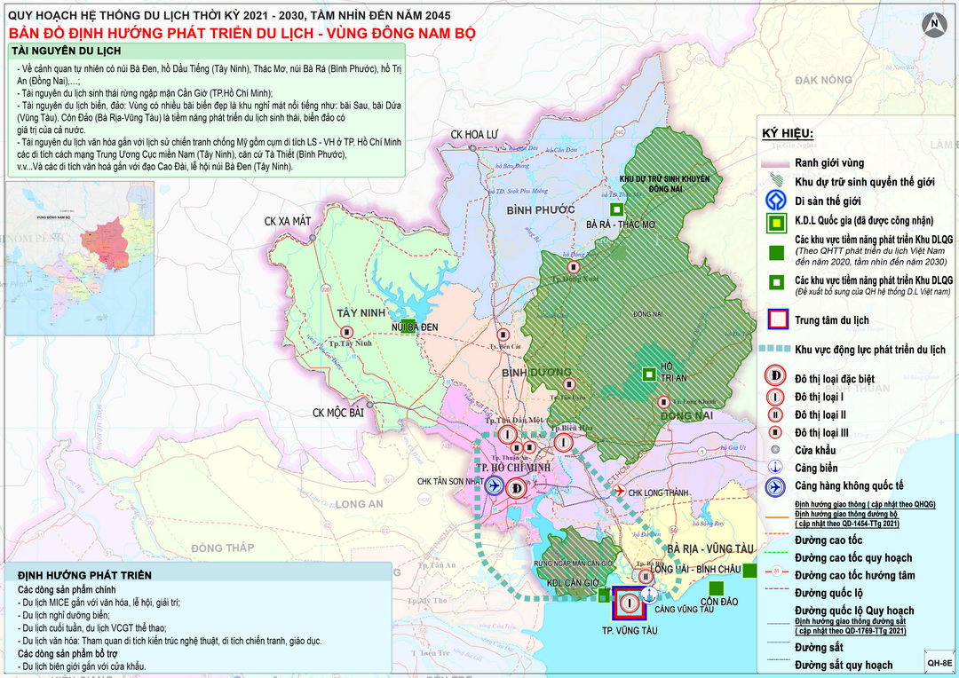 Quy hoạch hệ thống du lịch thời kỳ 2021 – 2030, tầm nhìn đến năm 2045