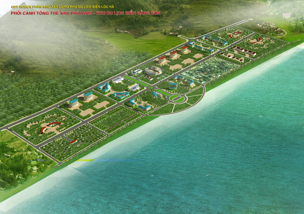Khu du lịch biển Lộc Hà_Quy hoạch phân khu